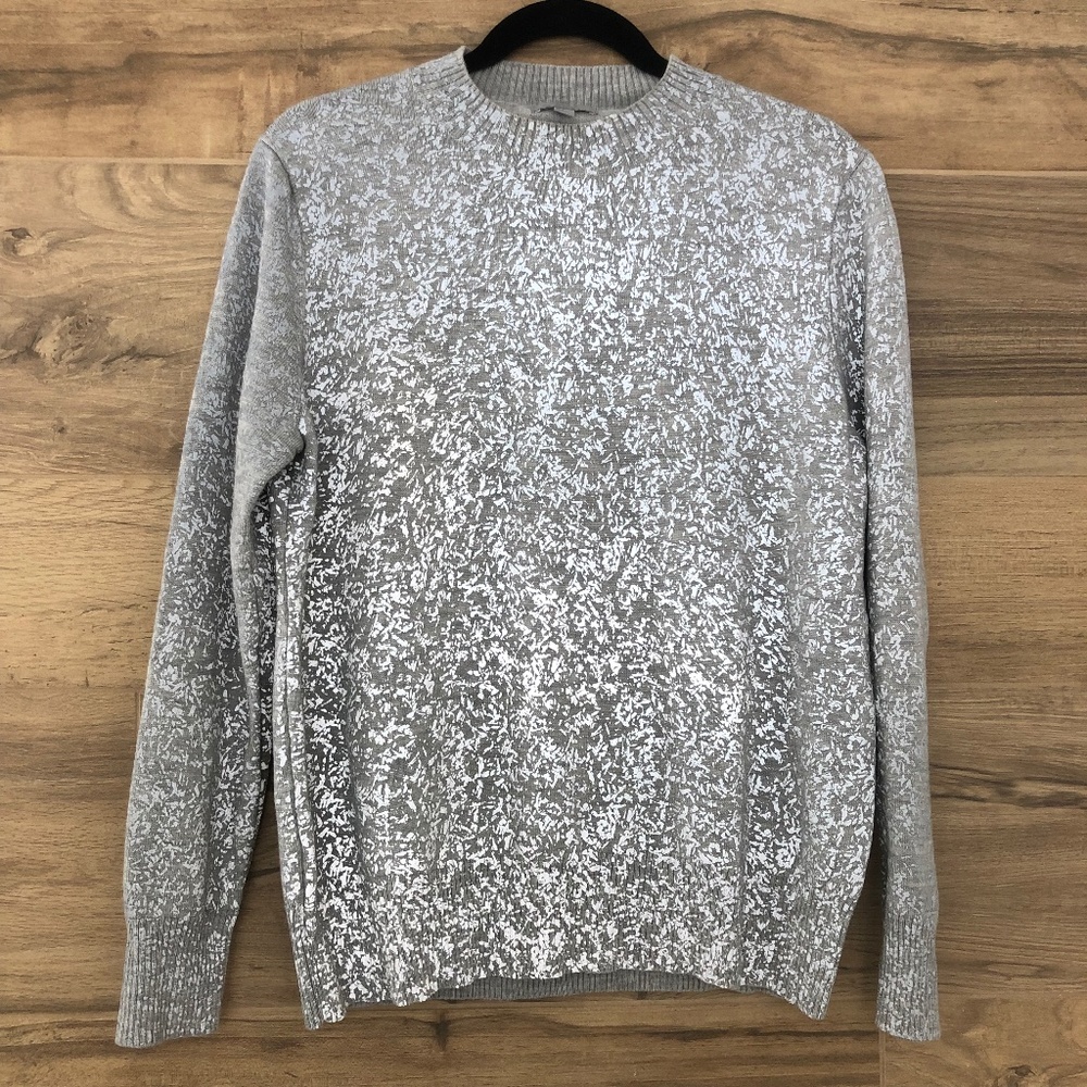 COS Reflective Gray Wool Sweater